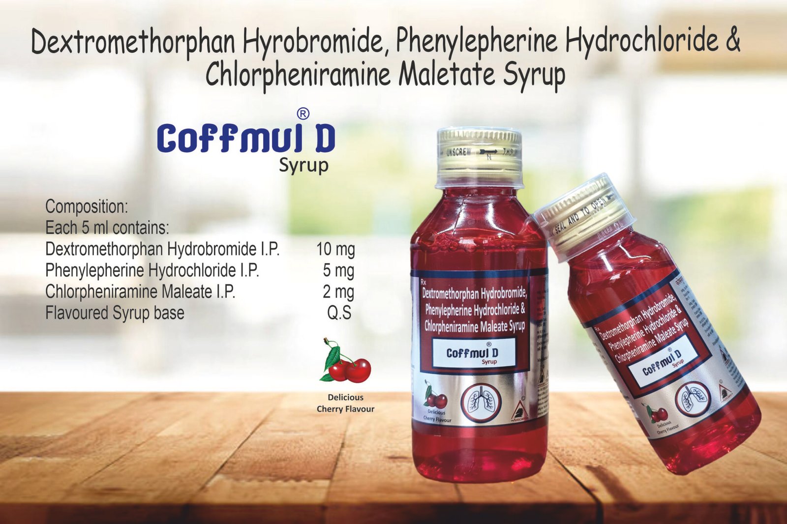 Coffmul®D Syrup | Amcare Pharmaceuticals