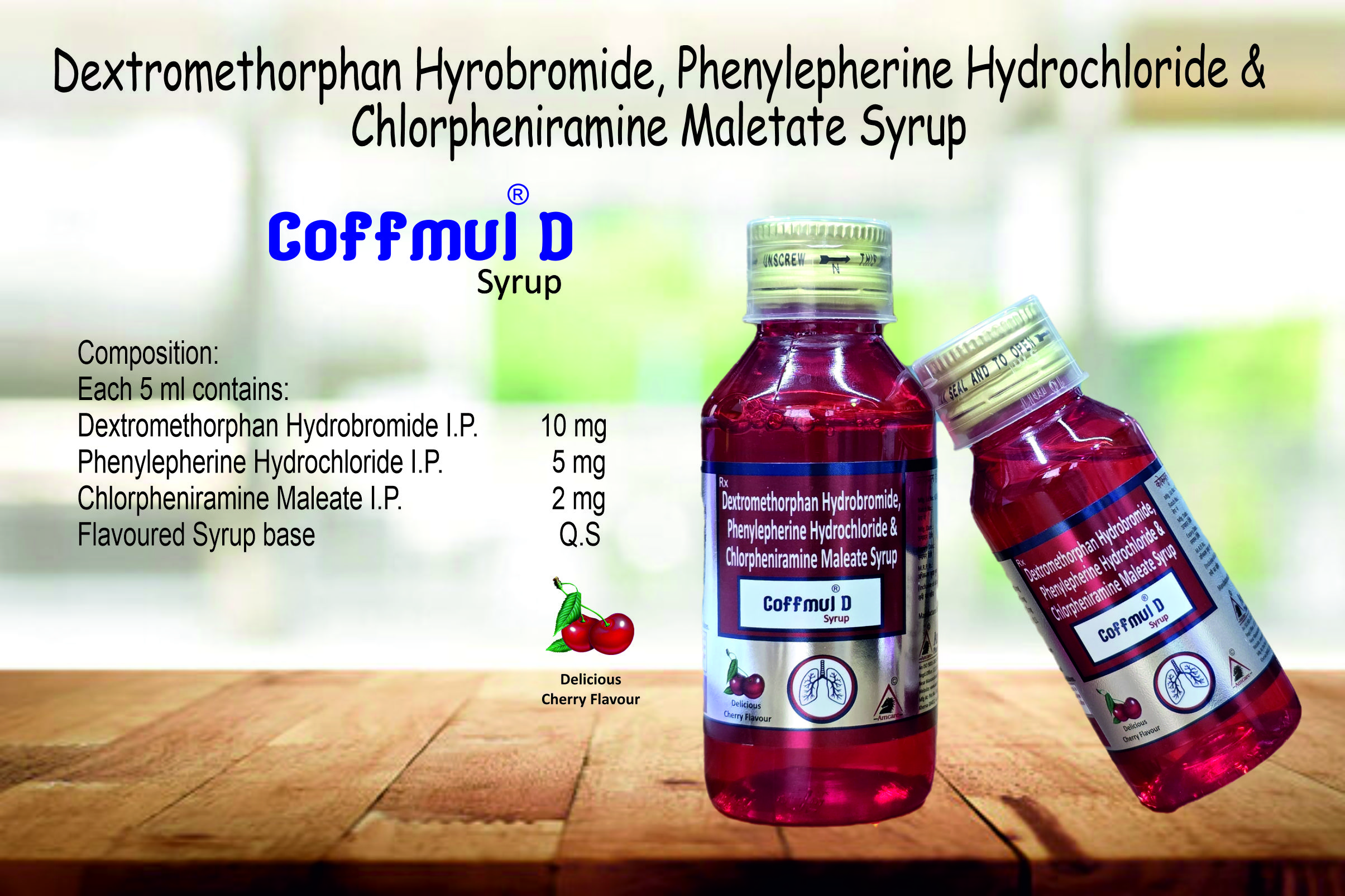 Coffmul®D Syrup | Amcare Pharmaceuticals