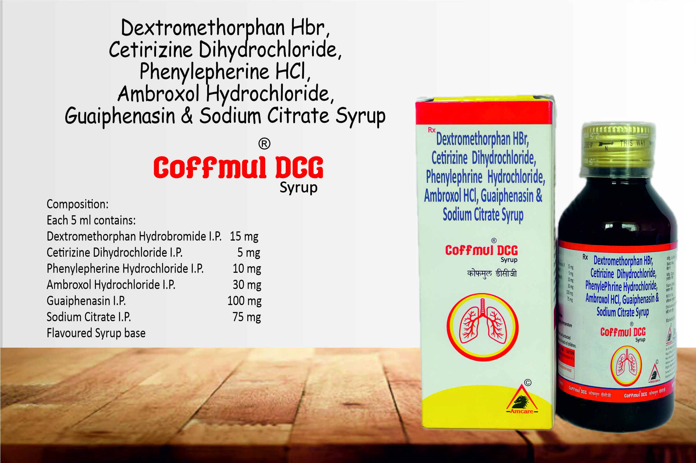 Coffmul®DCG Syrup | Amcare Pharmaceuticals