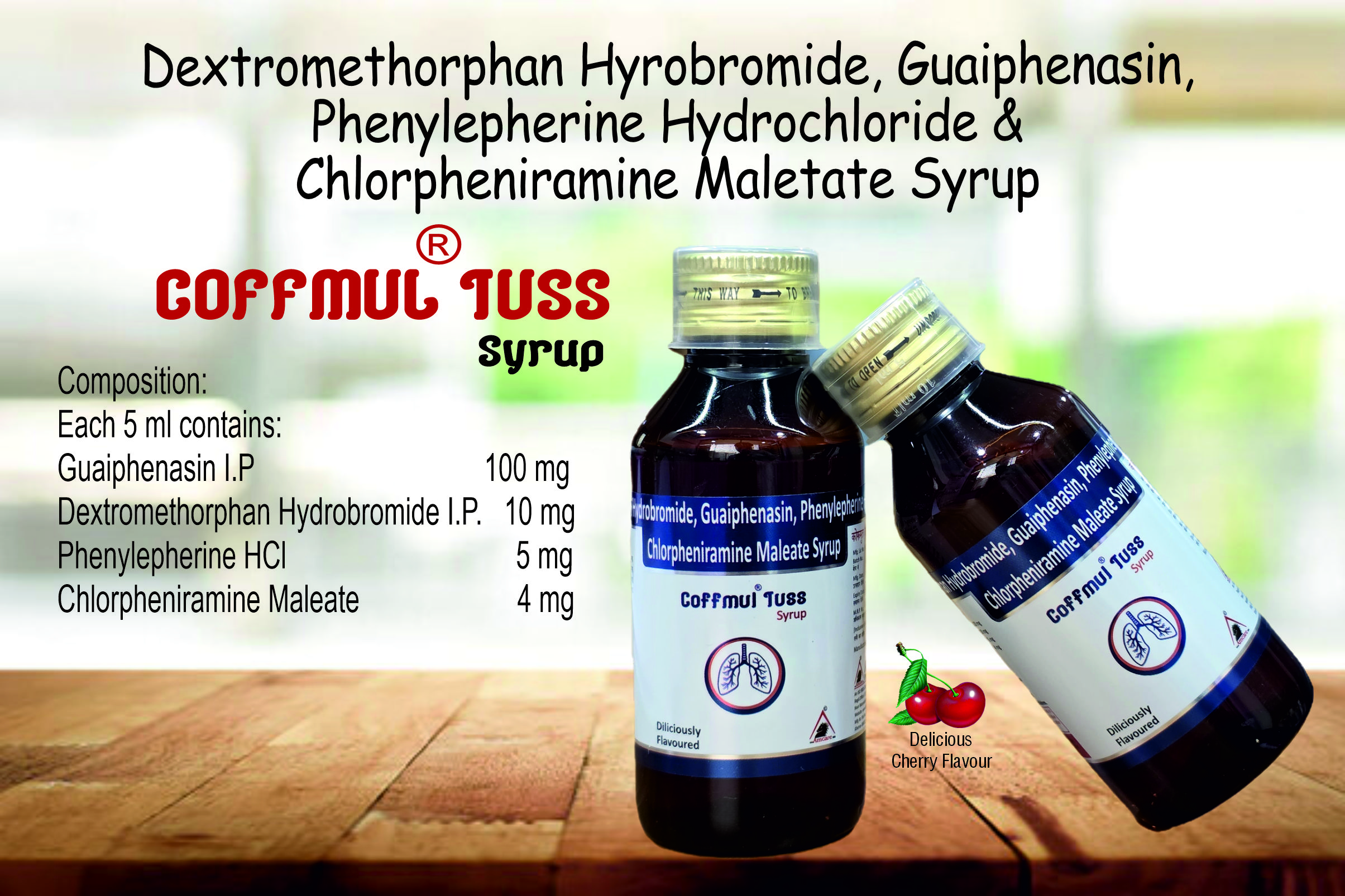 Coffmul®Tuss Syrup | Amcare Pharmaceuticals