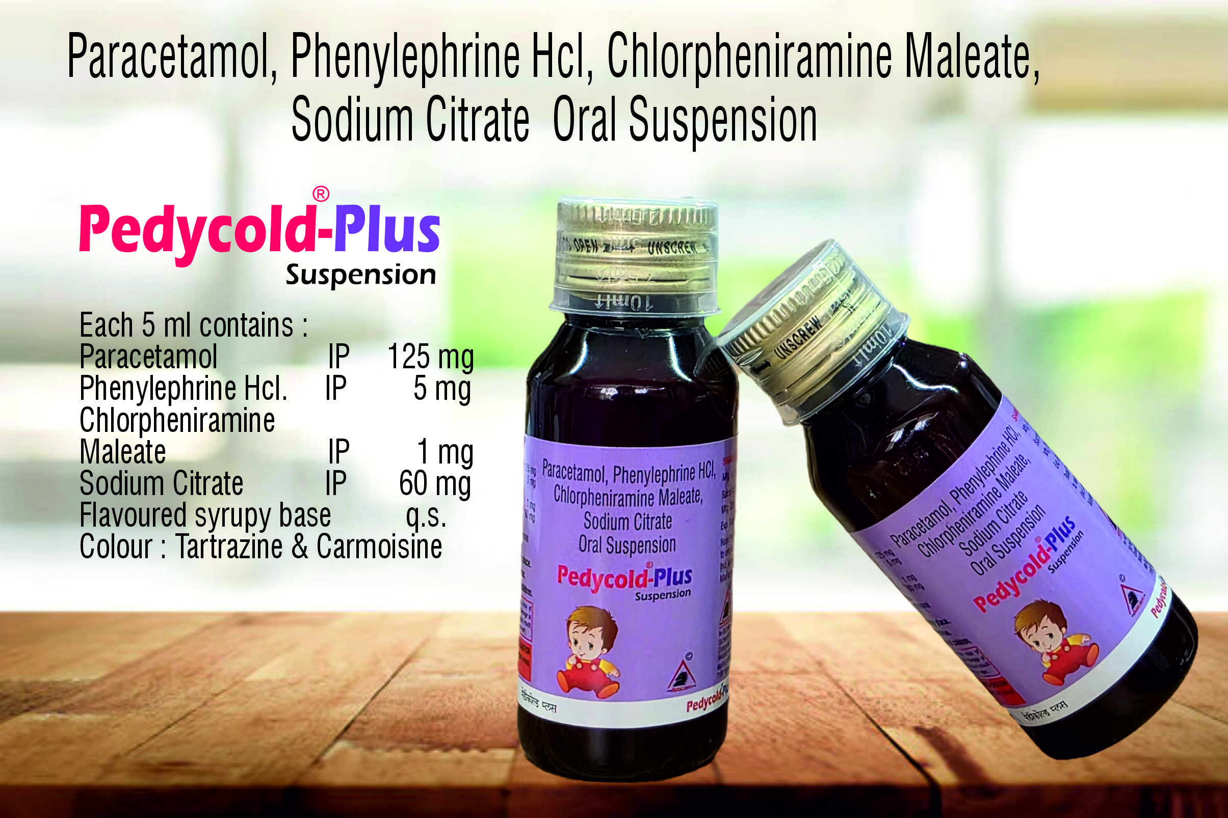 Pedycold®Plus Suspension | Amacre Pharmacueticals