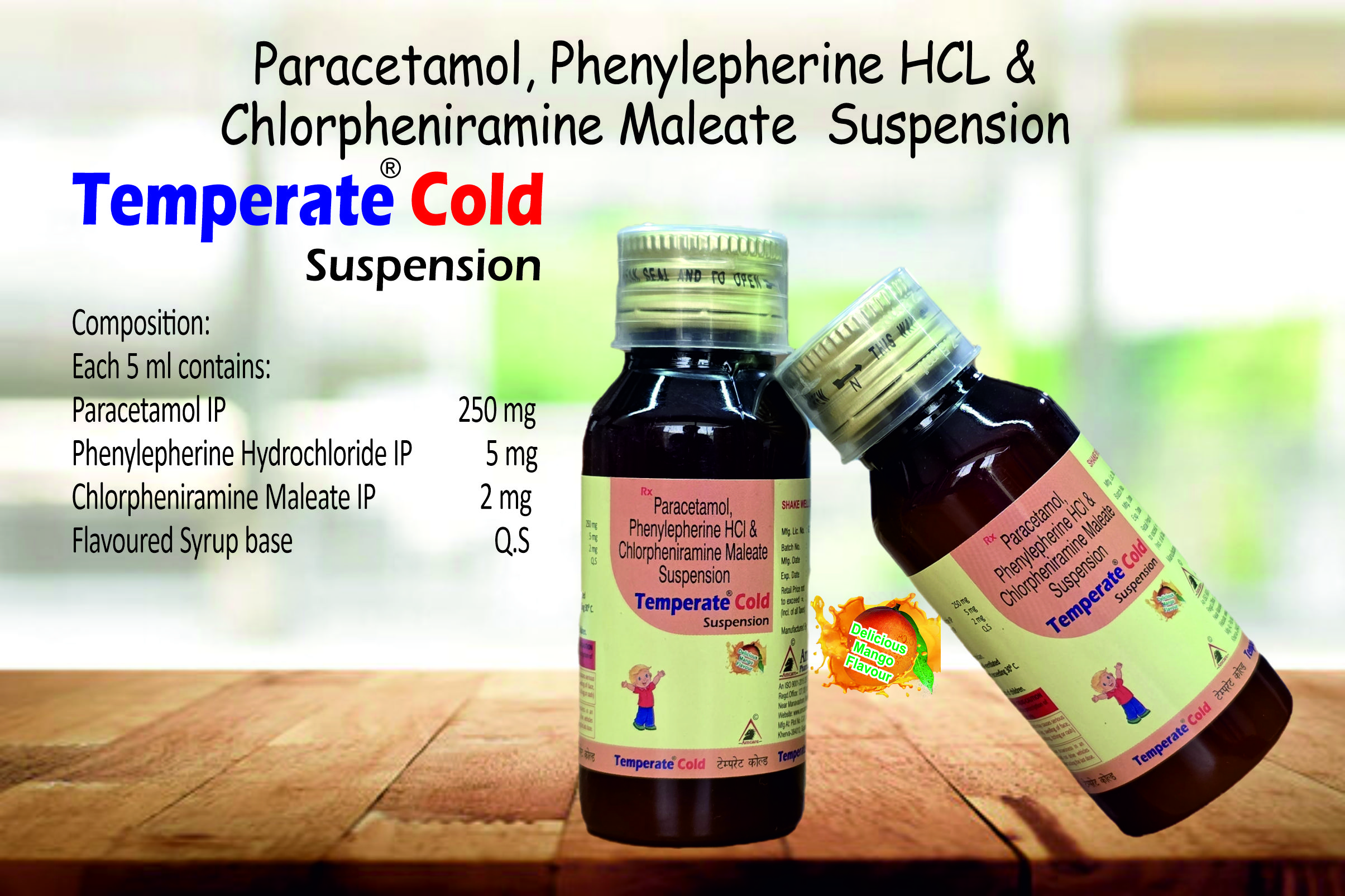 Temperate®CZ Suspension | Amcare Pharmaceuticals