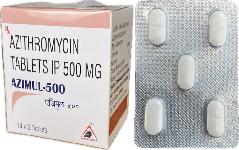 AZIMUL-500 Tablets - Amcare Pharma